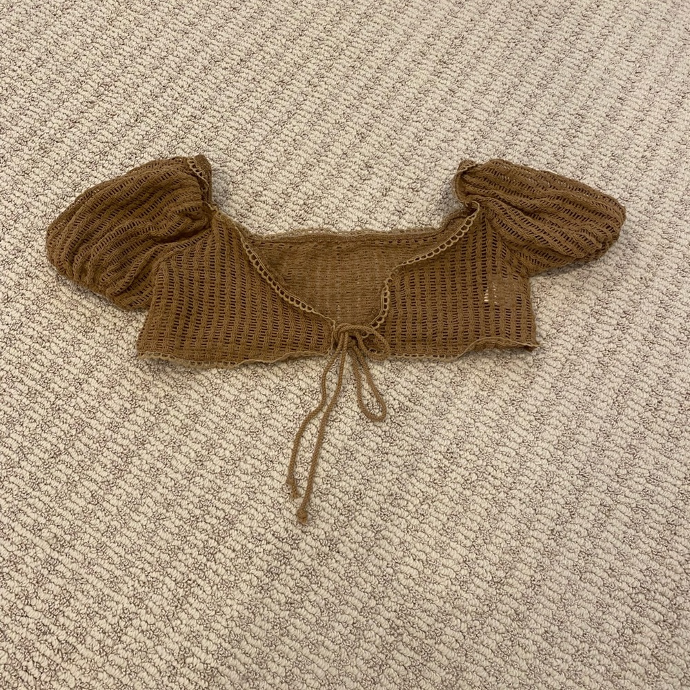 Crochet Tie Up Top